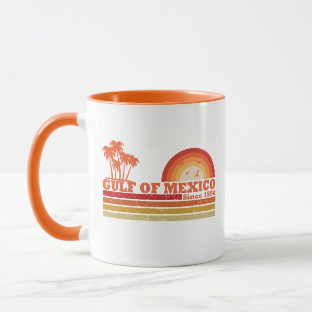 Mug J'aime Golfe du Mexique est 1550 vintage (Gauche)