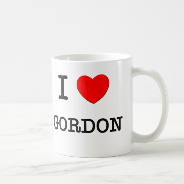 Mug J'aime Gordon (Droite)