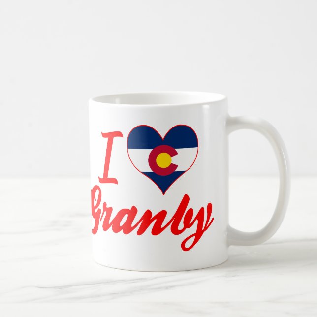 Mug J'aime Granby, le Colorado (Droite)