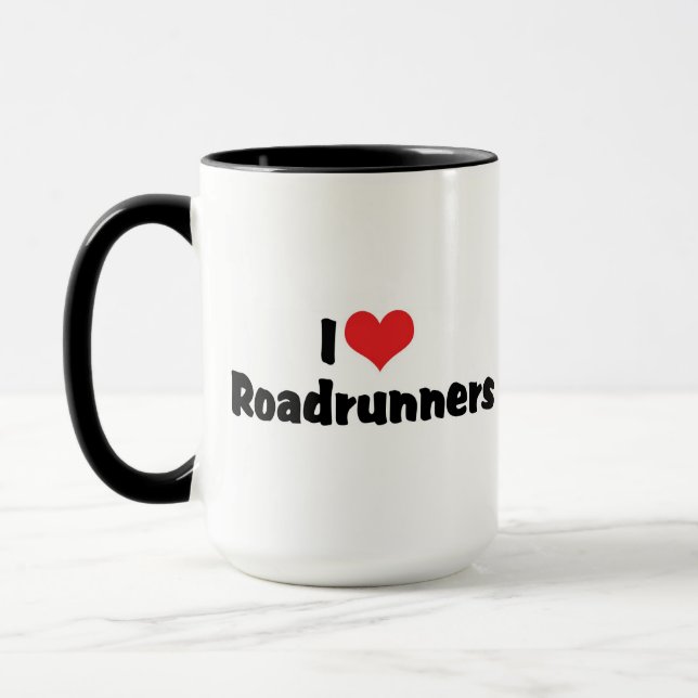 Mug J'aime Heart Roadrunners (Gauche)
