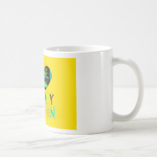 Mug J'aime Hillary Clinton : Art d'expression graffiti