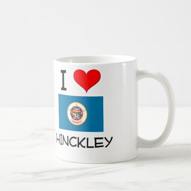 Mug J'aime Hinckley Minnesota (Droite)