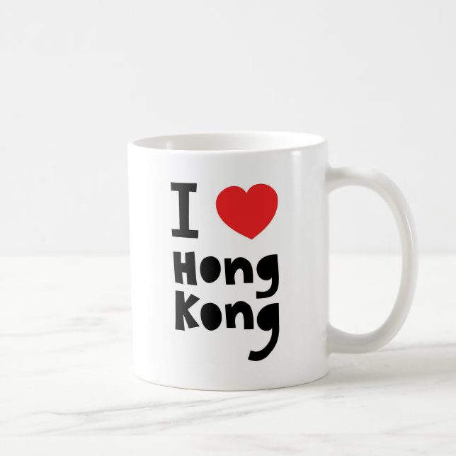Mug J'aime Hong Kong (Droite)