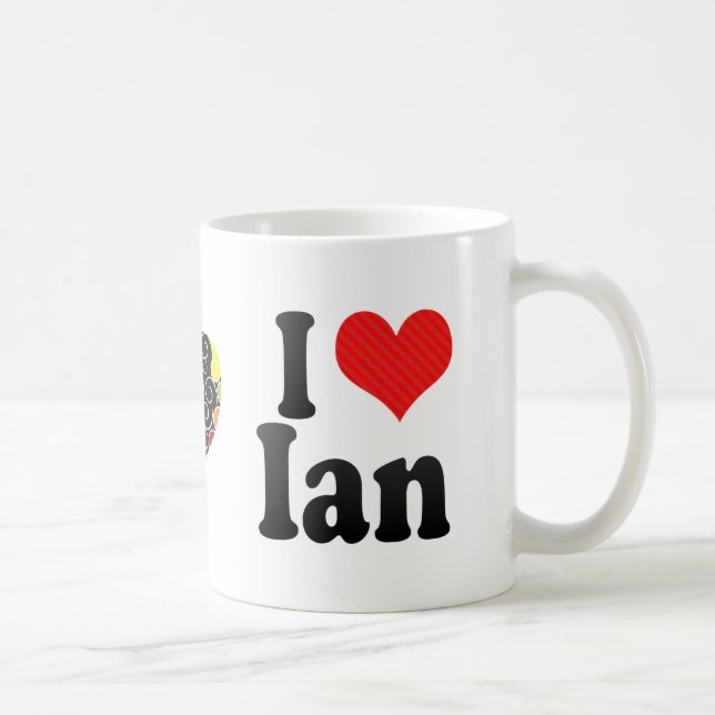Mug J'aime Ian (Droite)