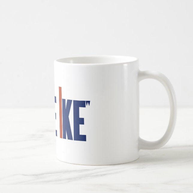 Mug J'aime Ike - élection vintage (Droite)