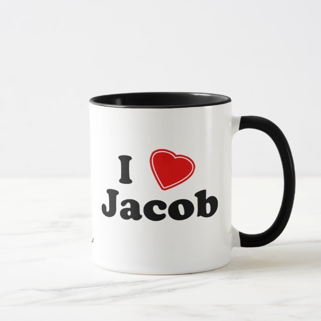 Mug J'aime Jacob (Droite)