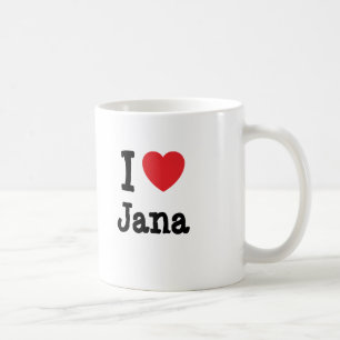 Mug J'aime Jana heart T-Shirt