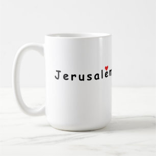 Mug J'aime Jérusalem Israël