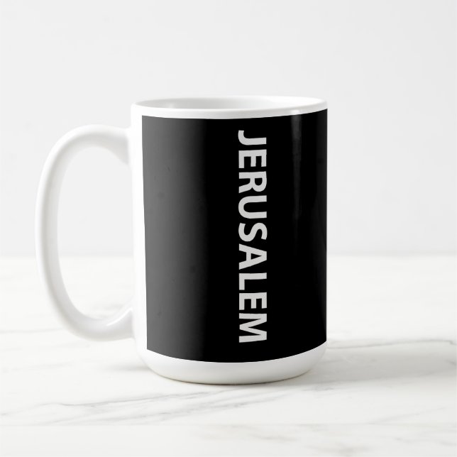 Mug J'aime Jérusalem Israël (Gauche)