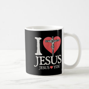 Mug J'aime Jésus chrétien Jésus t'aime verset biblique