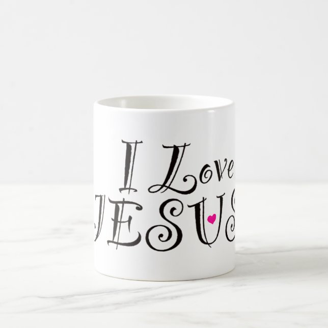 Mug J'aime Jésus Citation Inspirante  (Centre)