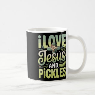 Mug J'aime Jésus et les cornichons 