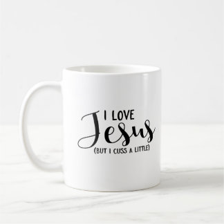Mug J'aime Jésus (mais moi jurent)
