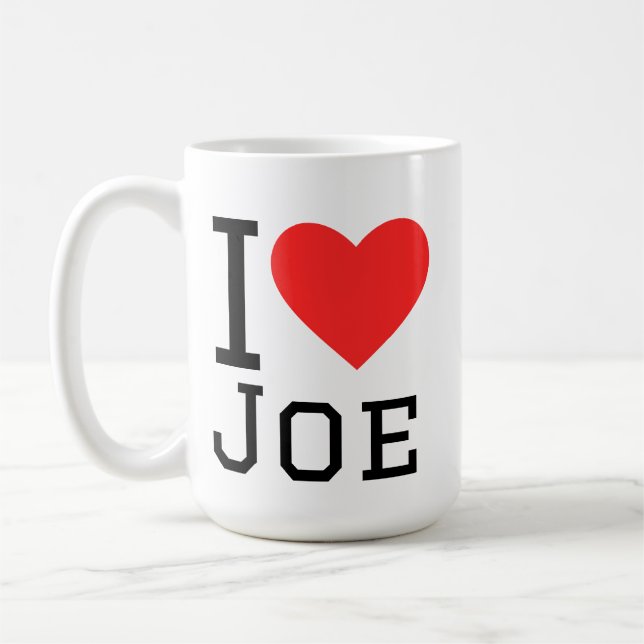 Mug J'aime Joe (Gauche)