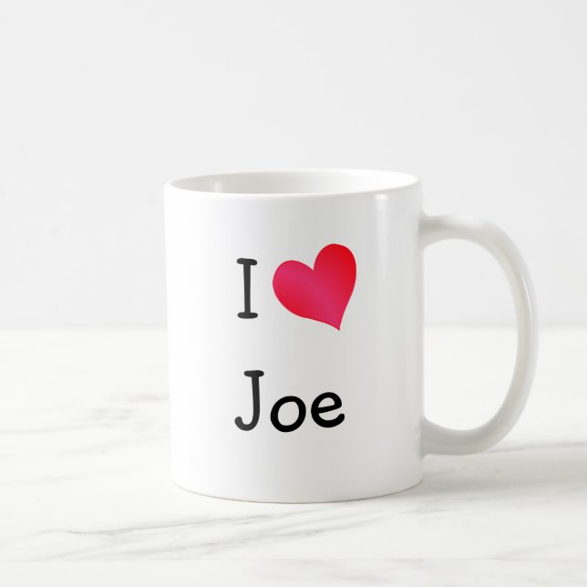 Mug J'aime Joe (Droite)