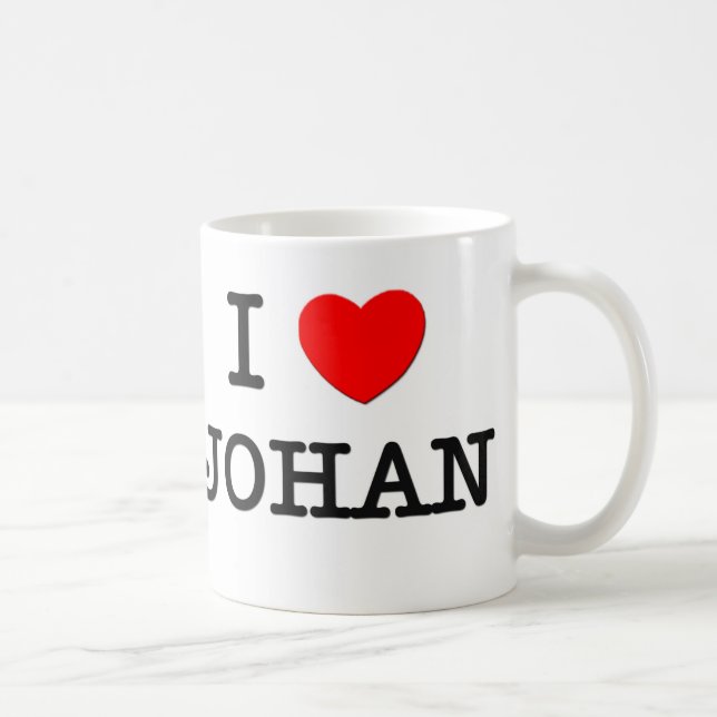 Mug J'aime Johan (Droite)
