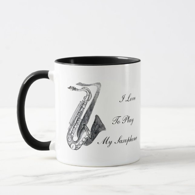 Mug J'Aime Jouer Mon Saxophone (Gauche)