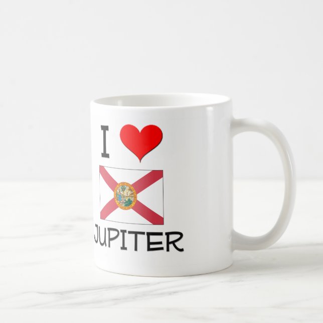 Mug J'aime JUPITER la Floride (Droite)