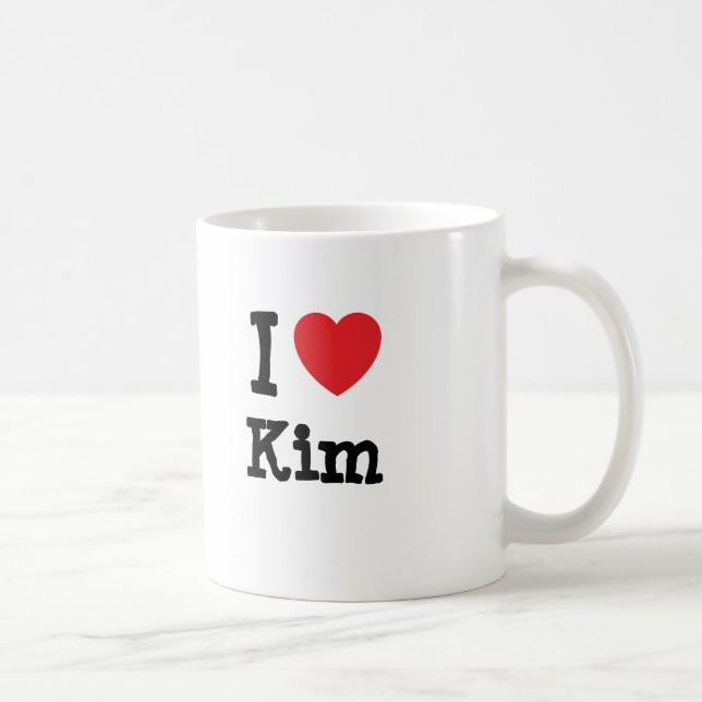 Mug J'aime Kim heart T-Shirt (Droite)
