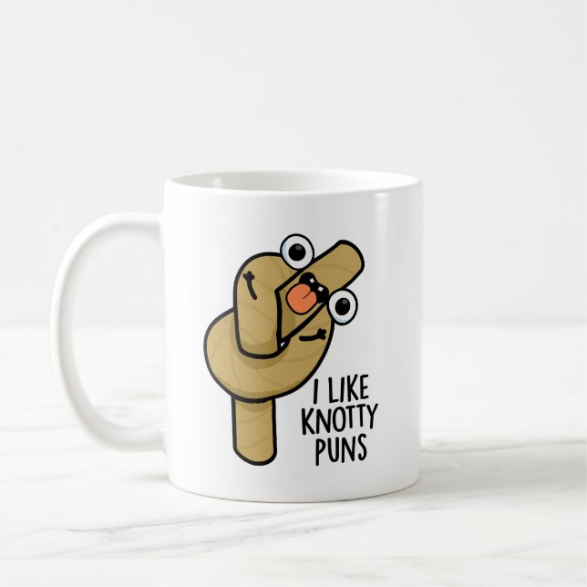 Mug J'Aime Knotty Puns Funky Rope Pun (Gauche)