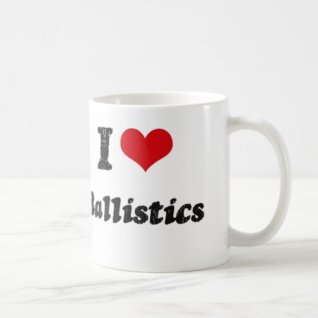Mug J'aime la BALISTIQUE (Droite)