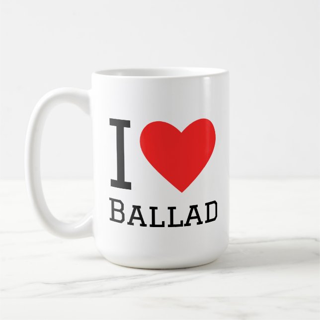 Mug J'aime la ballade (Gauche)