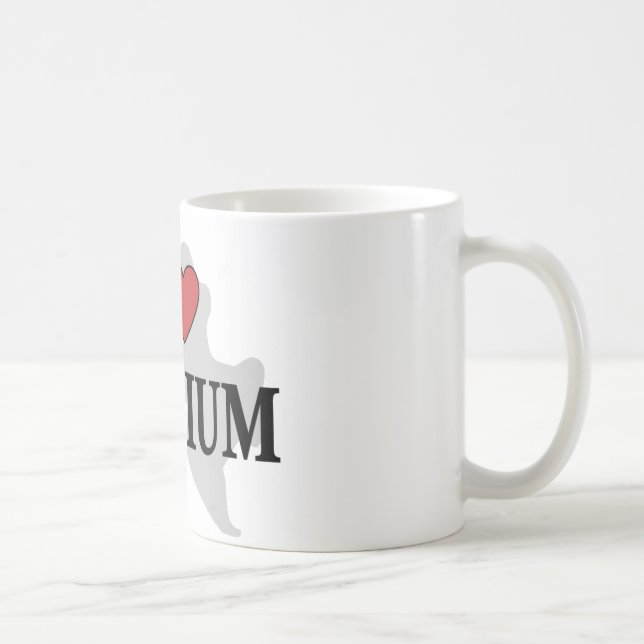 Mug J'aime la Belgique (Droite)