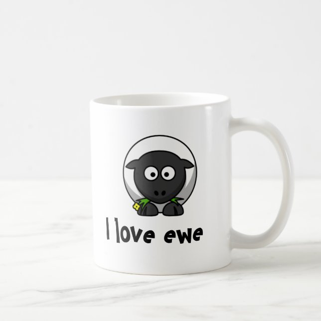 Mug J'aime la brebis (Droite)