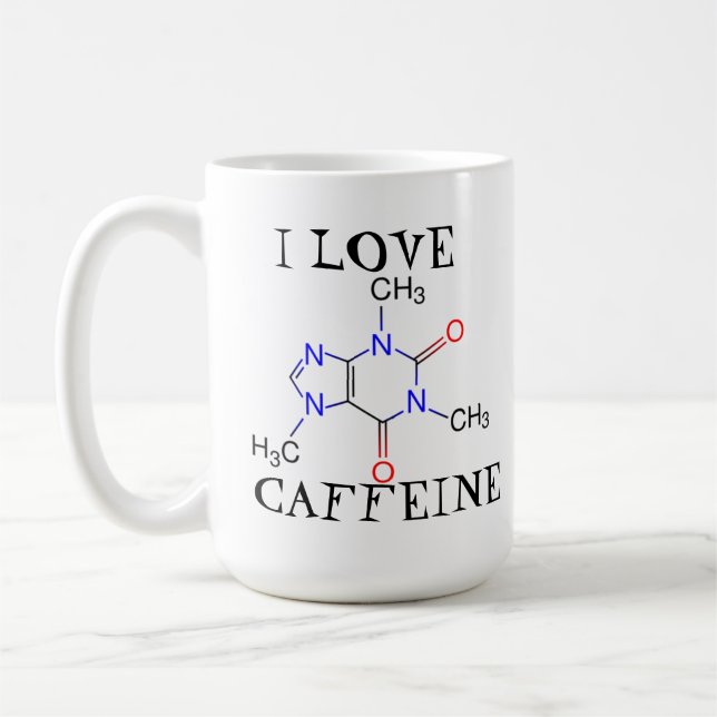 Mug J'aime la caféine (Gauche)