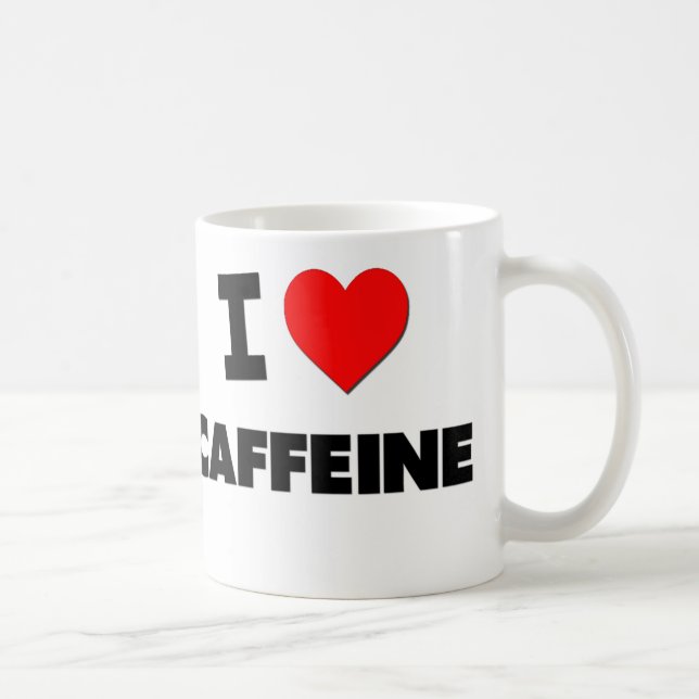 Mug J'aime la caféine (Droite)