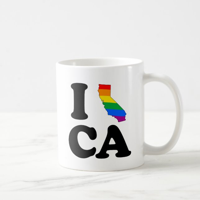 MUG J'AIME LA CALIFORNIE GAIE (Droite)