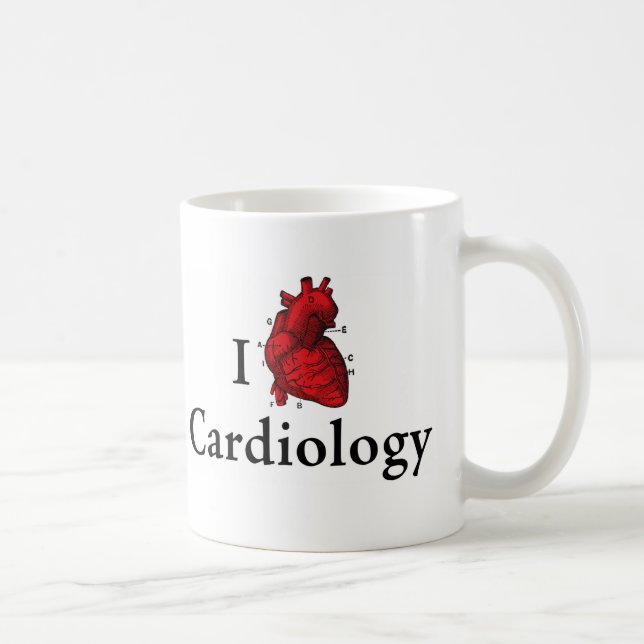 Mug J'aime la cardiologie (Droite)