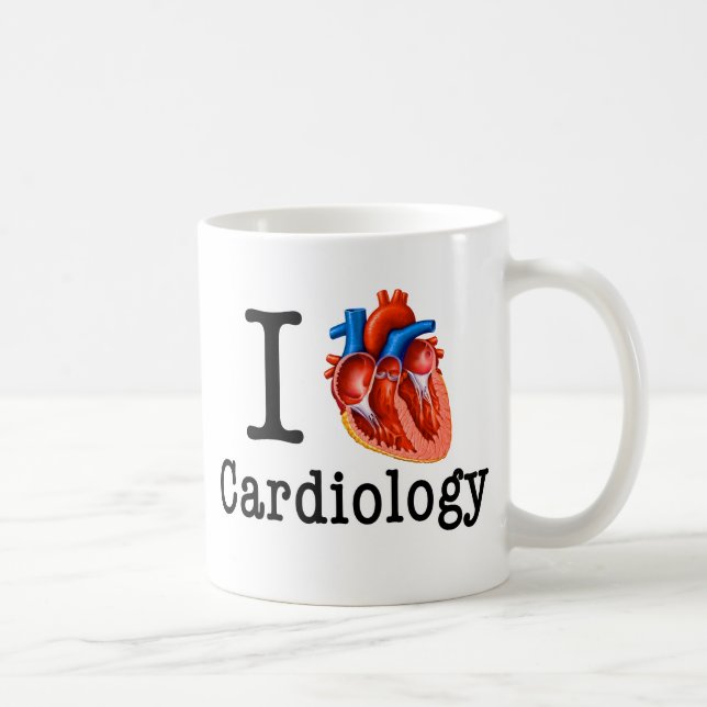 Mug J'aime la cardiologie (Droite)