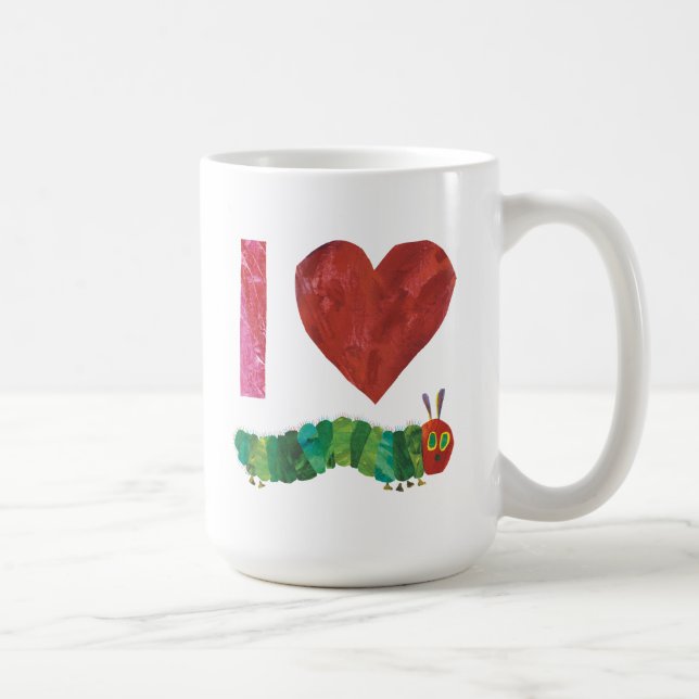 Mug J'Aime La Caterpillar Très Affamée (Droite)