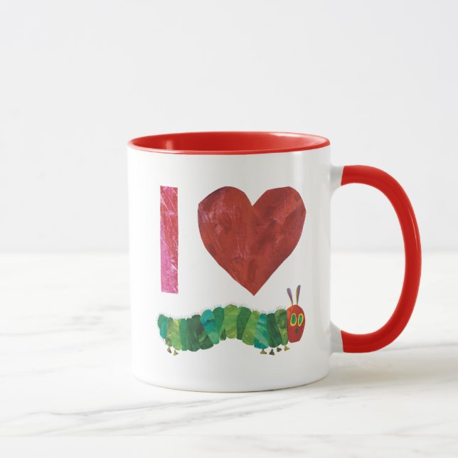 Mug J'Aime La Caterpillar Très Affamée (Droite)