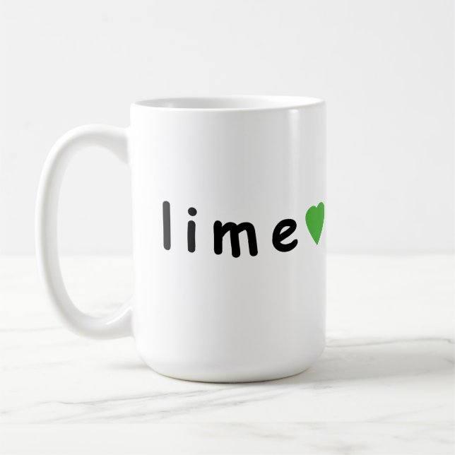 Mug J'aime la chaux (Gauche)