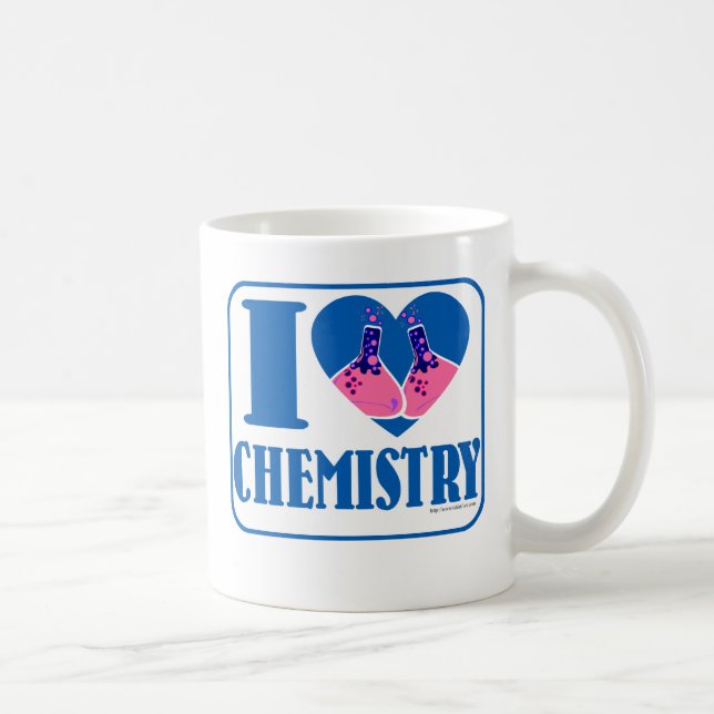 Mug J'aime la chimie (Droite)