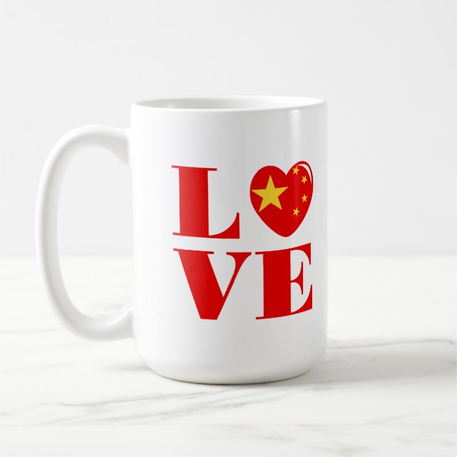 Mug J'aime la Chine (Gauche)