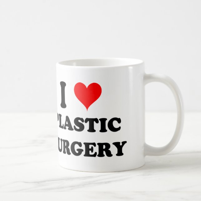 Mug J'aime la chirurgie plastique (Droite)