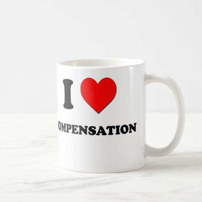 Mug J'aime la compensation (Droite)
