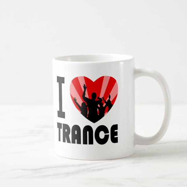 Mug J'aime la conception de danseurs de transe (Droite)