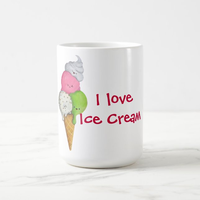 Mug J'aime la crème glacée (Centre)