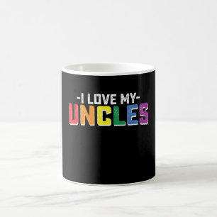 Mug J'aime la fierté de mes oncles Gay Lesbienne Famil