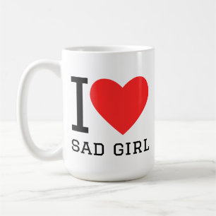 Mug J'aime la fille triste