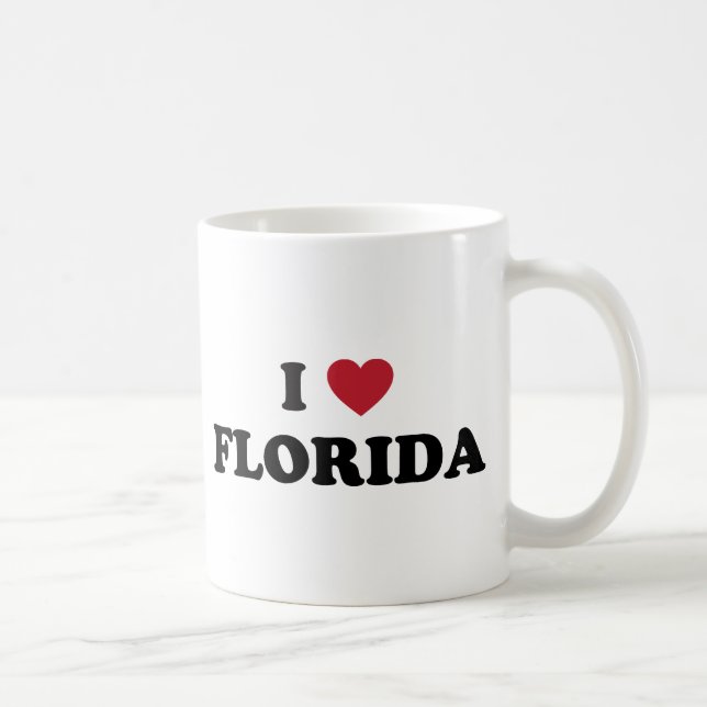 Mug J'aime la Floride (Droite)