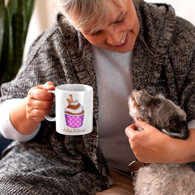Mug J'aime la glace à l'italienne sucrée et molle (Créateur téléchargé)