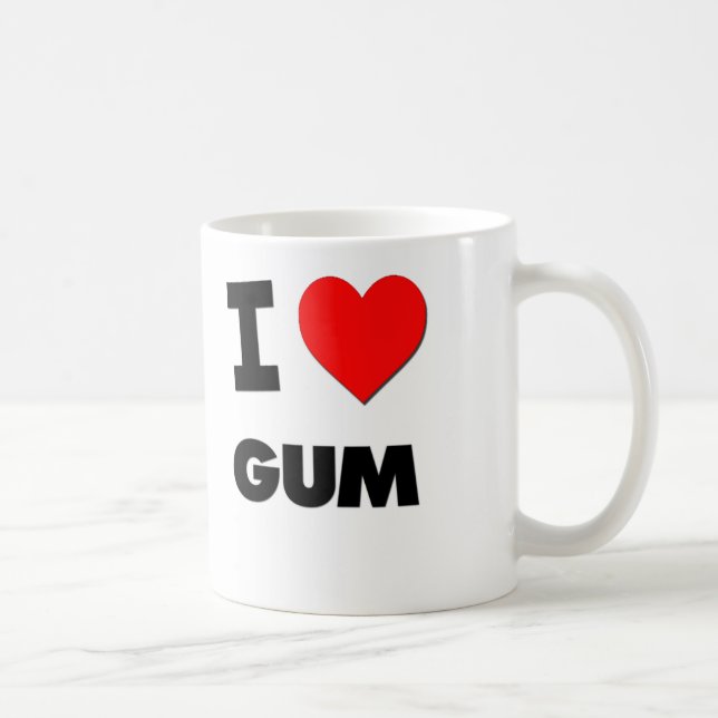 Mug J'aime la gomme (Droite)