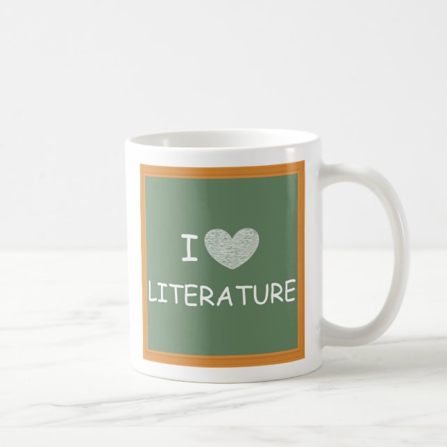 Mug J'aime la littérature (Droite)