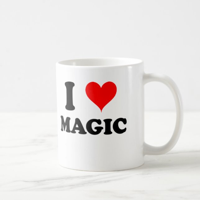 Mug J'aime la magie (Droite)