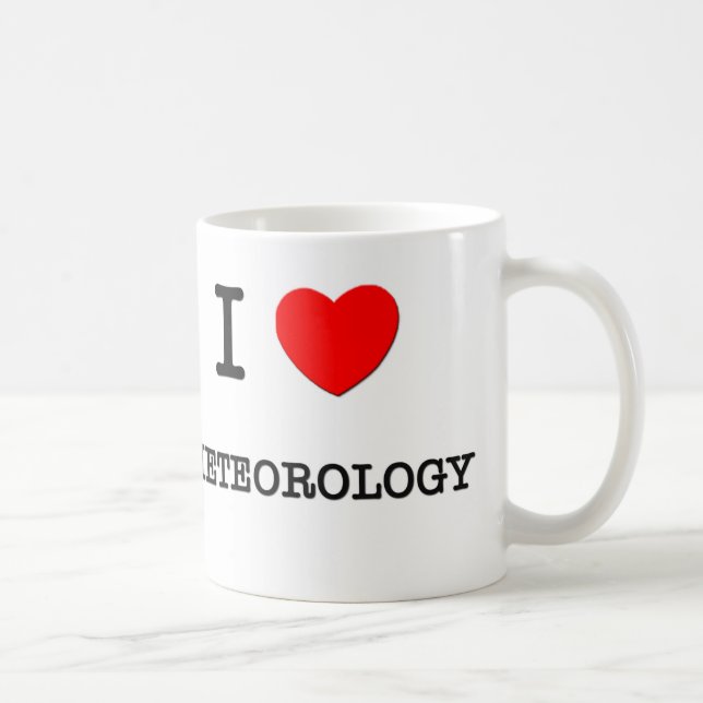 Mug J'aime la MÉTÉOROLOGIE (Droite)